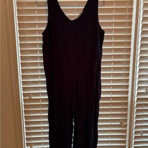 Double Zero Black Sleeveless Jumpsuit